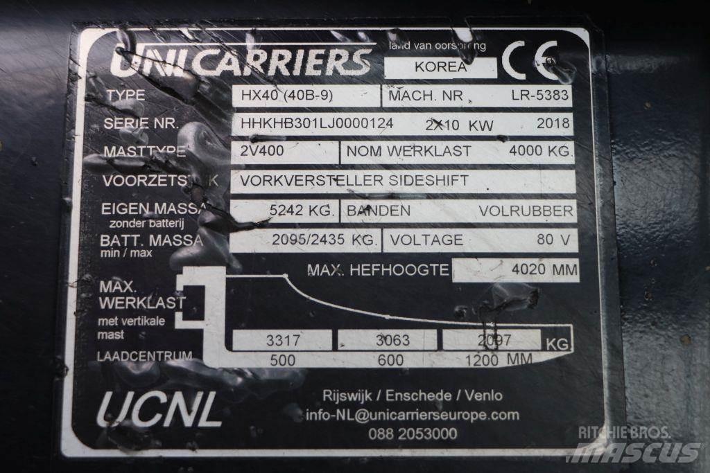Hyundai 40B-9 バッテリーフォークリフト