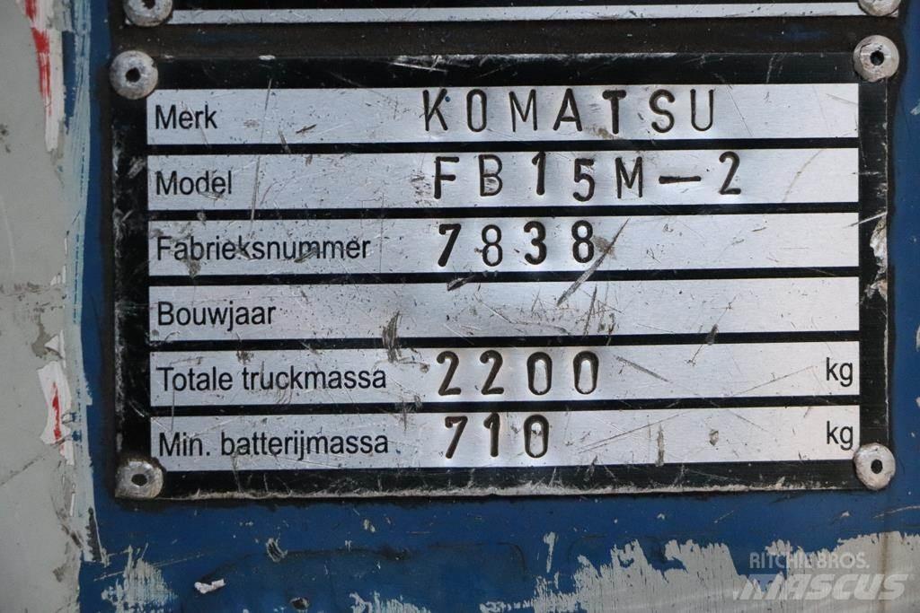 Komatsu FB15M-2 バッテリーフォークリフト