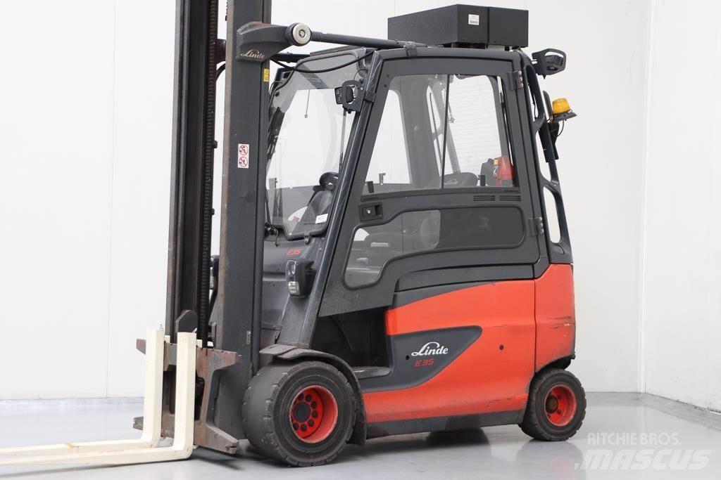Linde E35HL-01 バッテリーフォークリフト