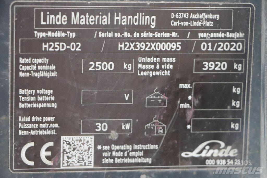 Linde H25D-02 ディーゼル・軽油