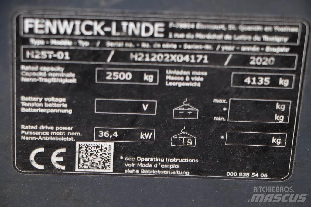 Linde H25T-01 LPGフォークリフト