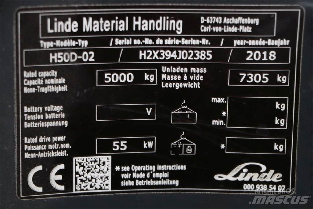Linde H50D-02 ディーゼル・軽油