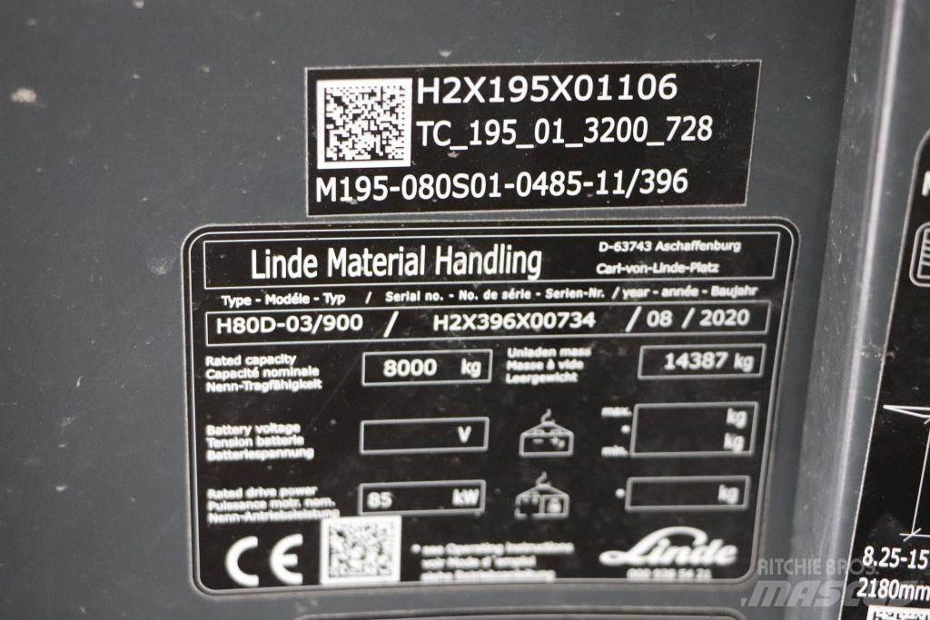 Linde H80D-03/900 ディーゼル・軽油