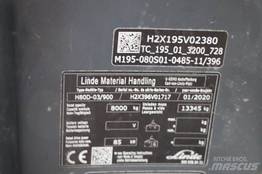 Linde H80D-03/900 ディーゼル・軽油