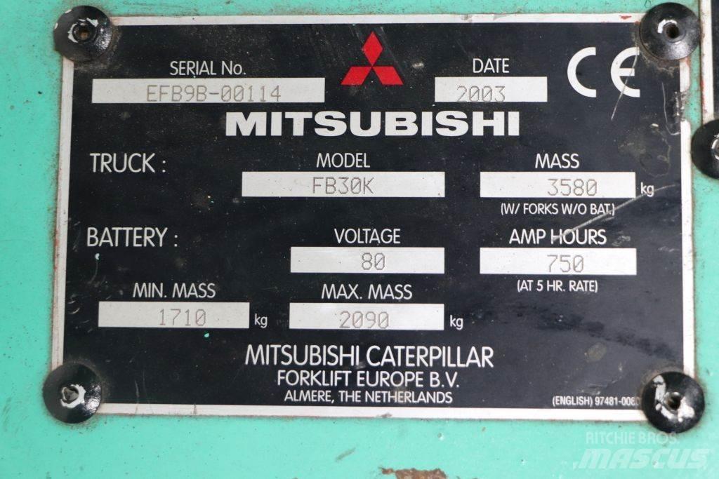 Mitsubishi FB30K バッテリーフォークリフト
