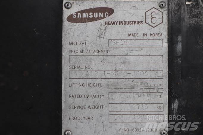 Samsung SF15L LPGフォークリフト