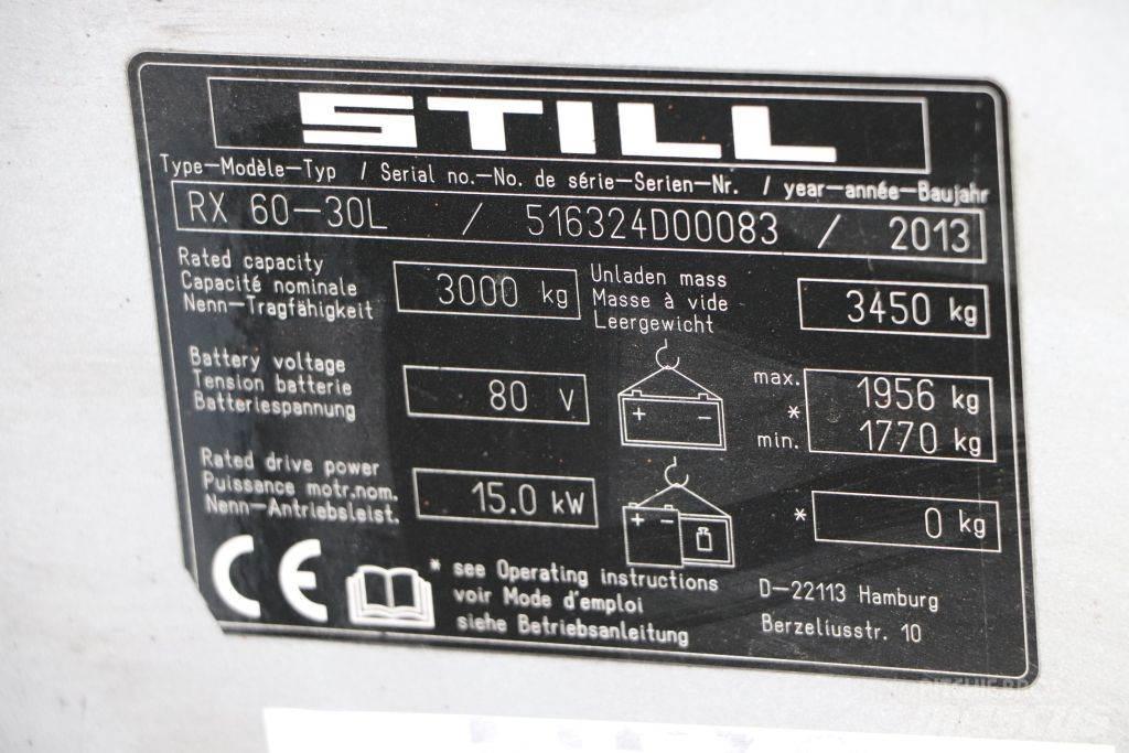 Still RX60-30L バッテリーフォークリフト