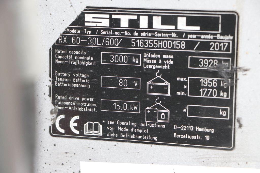 Still RX60-30L/600 バッテリーフォークリフト