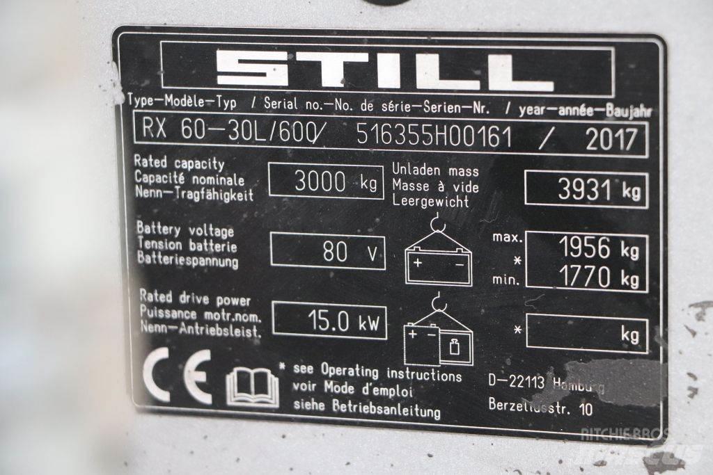 Still RX60-30L/600 バッテリーフォークリフト