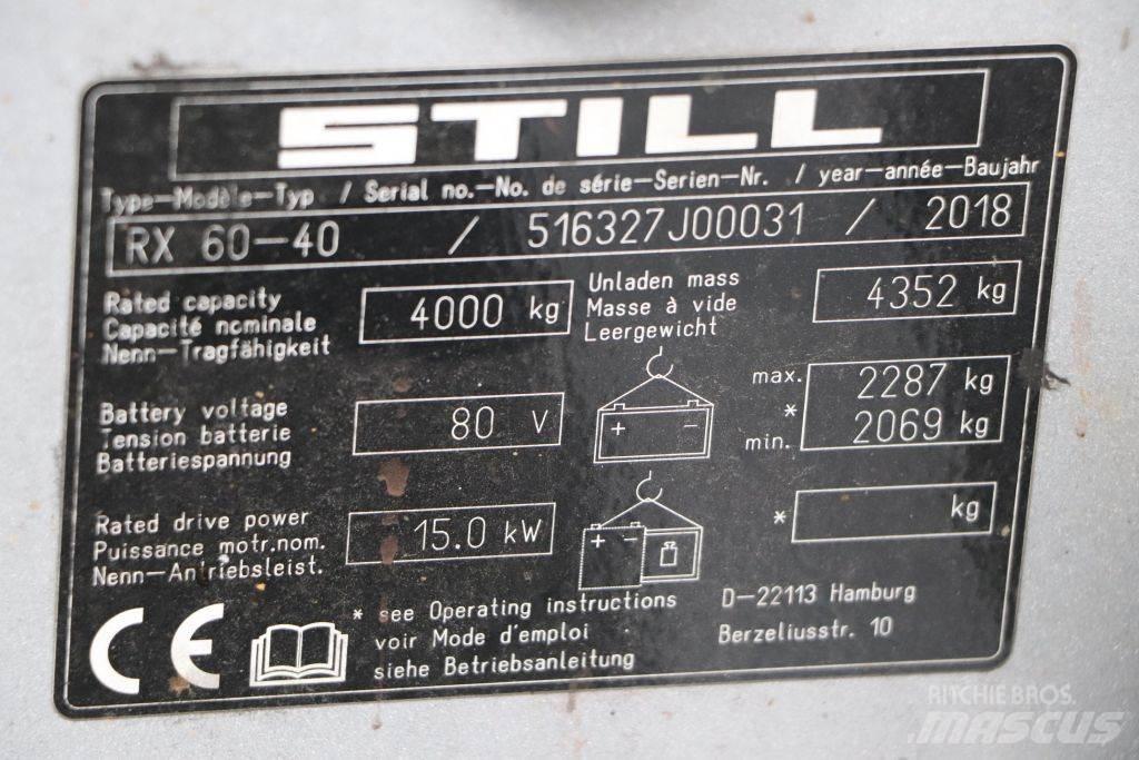 Still RX60-40 バッテリーフォークリフト