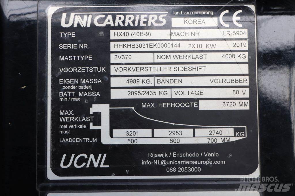 UniCarriers 40B-9 バッテリーフォークリフト