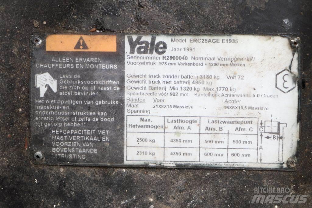 Yale ERC25AGE バッテリーフォークリフト