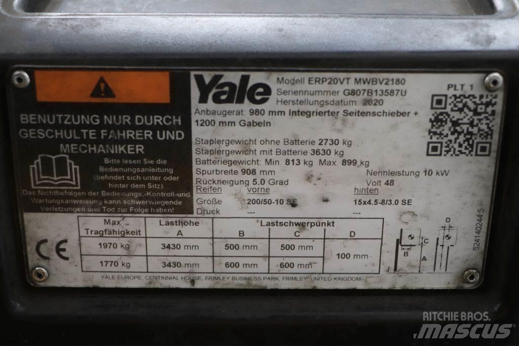 Yale ERP20VT バッテリーフォークリフト