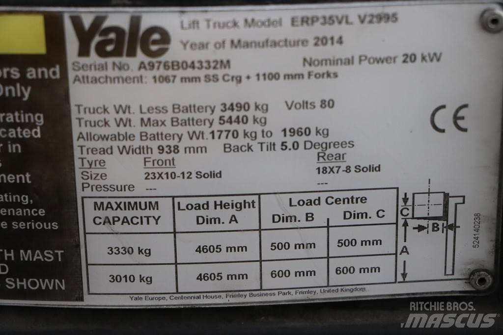 Yale ERP35VL バッテリーフォークリフト