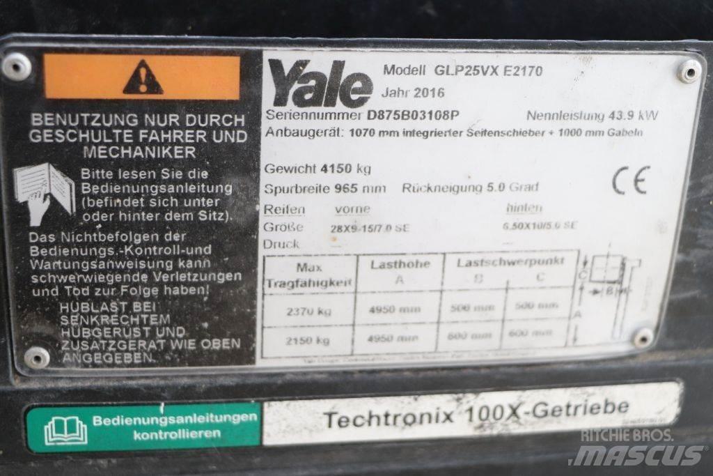 Yale GLP25VX LPGフォークリフト