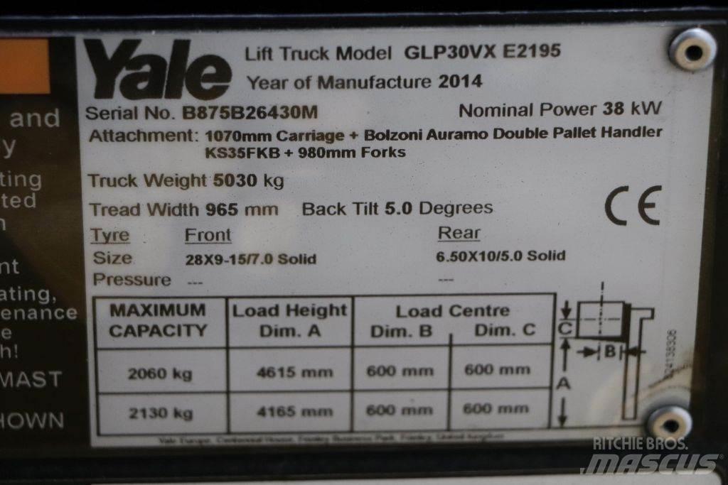 Yale GLP30VX LPGフォークリフト