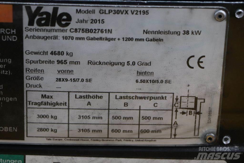 Yale GLP30VX LPGフォークリフト