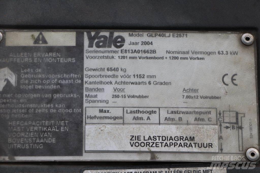 Yale GLP40LJ LPGフォークリフト
