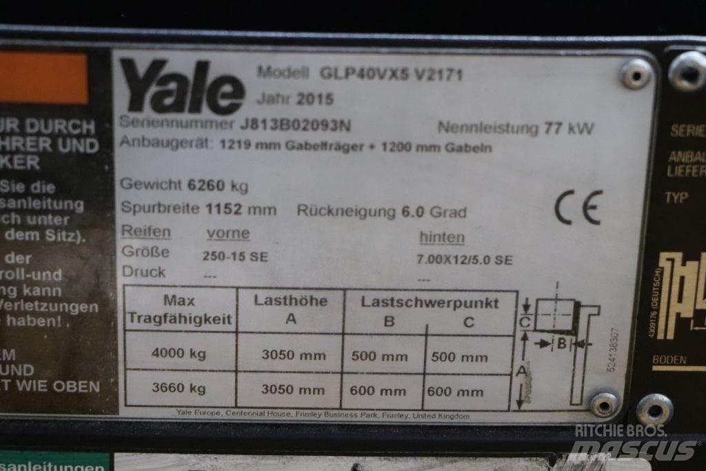 Yale GLP40VX5 LPGフォークリフト