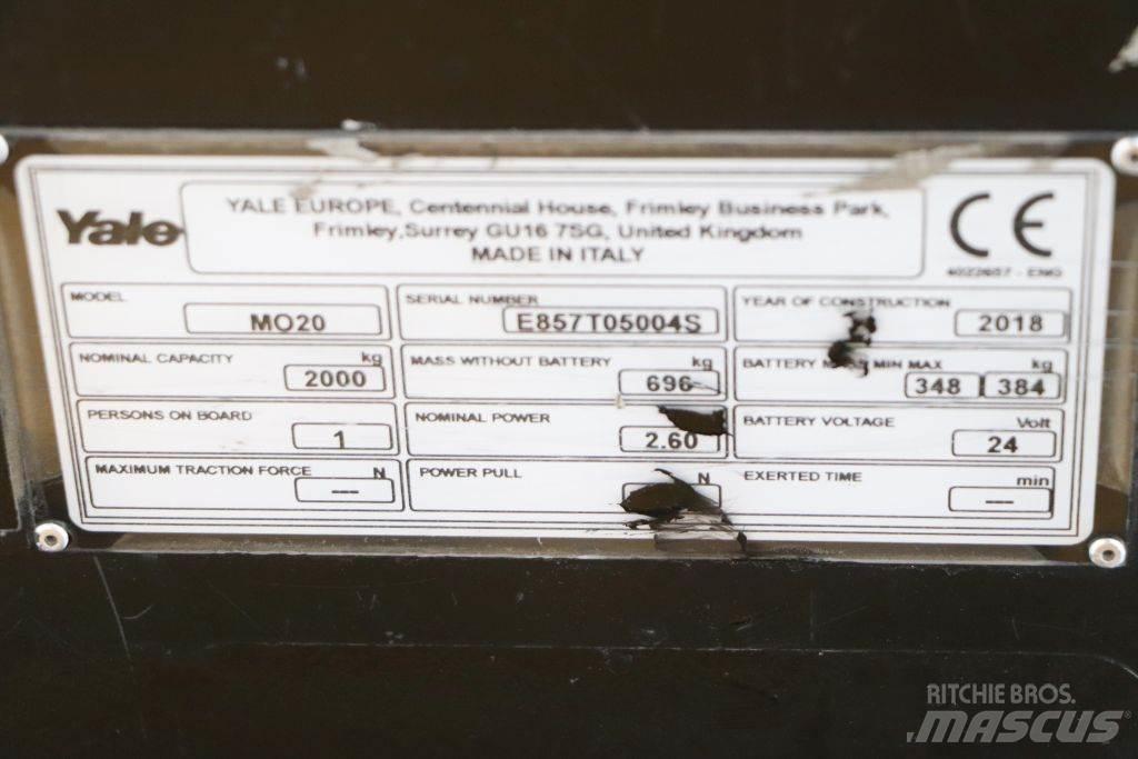 Yale MO20 低型オーダーピッカー