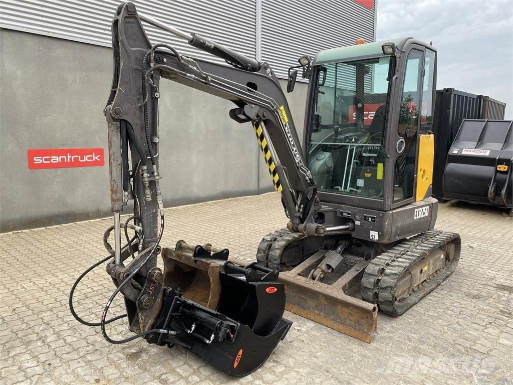 Volvo ECR25 ホイール式油圧ショベル（パワーショベル・ユンボ・バックホー）