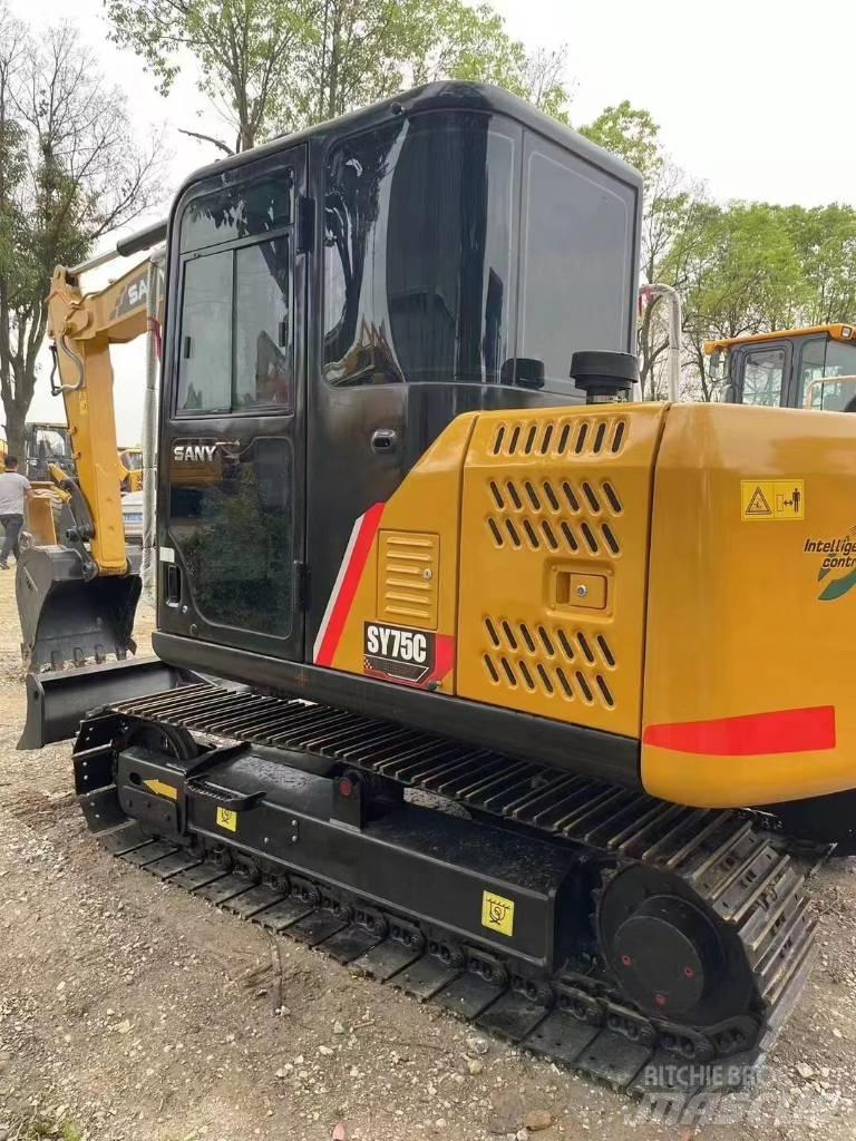 Sany SY75C 中型油圧ショベル 7ｔ-12ｔ（ユンボ・パワーショベル・バックホー）