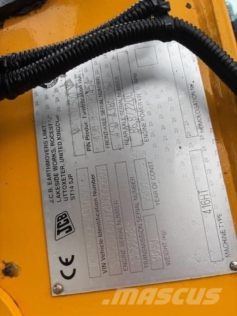 JCB 416 HT ホイールローダー・タイヤショベル