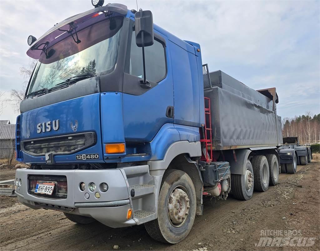 Sisu E12M 8X4 ダンプ