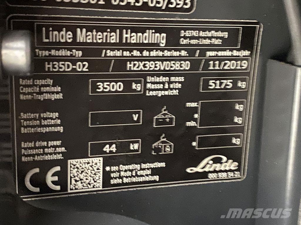Linde H35D-02 ディーゼル・軽油