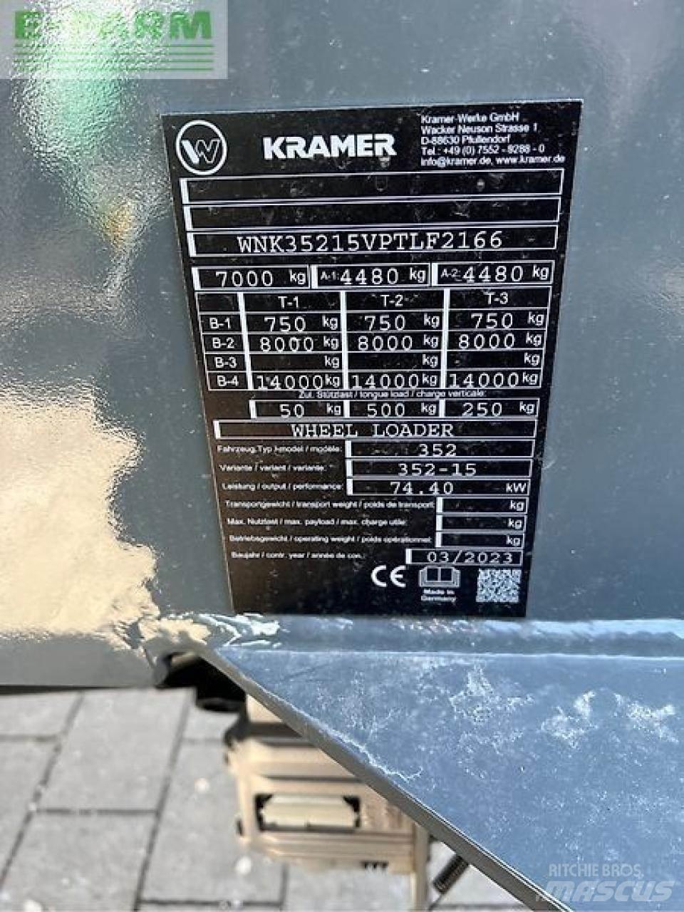 Kramer kl35.8t 農業用テレハンドラー