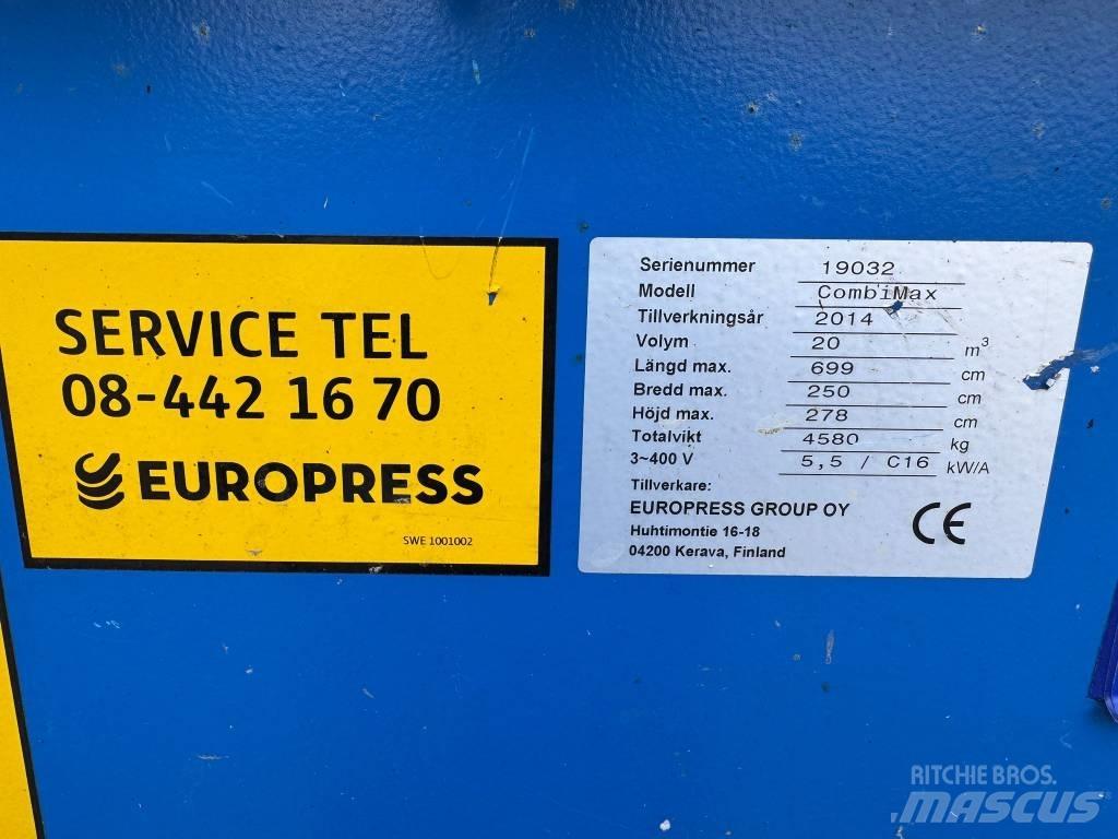 Europress CombiMax 廃棄物圧縮機