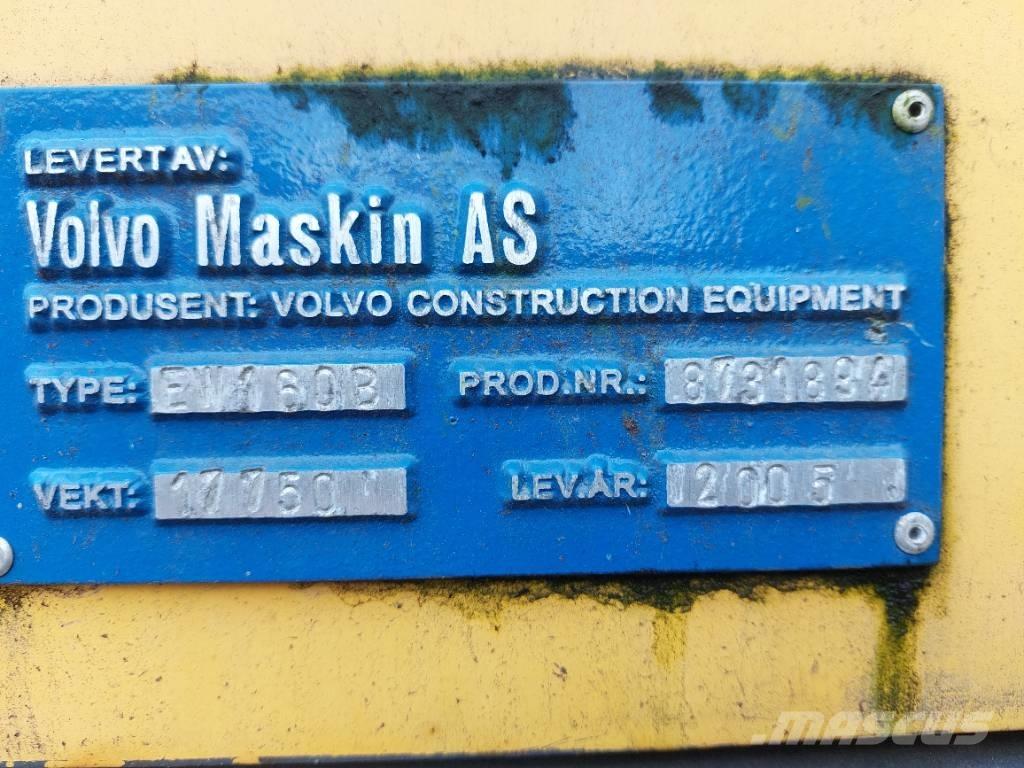 Volvo BM EW 160 B ホイール式油圧ショベル（パワーショベル・ユンボ・バックホー）