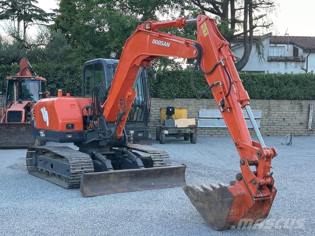Doosan SOLAR 75V 中型油圧ショベル 7ｔ-12ｔ（ユンボ・パワーショベル・バックホー）
