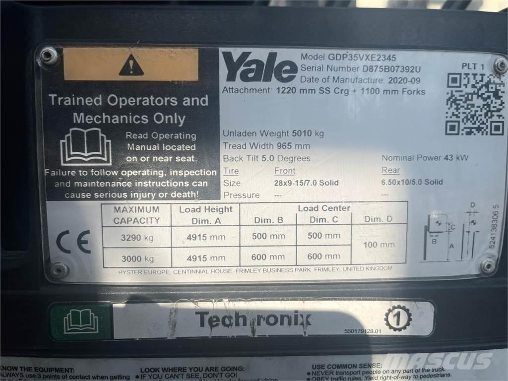 Yale GDP35VX ディーゼル・軽油