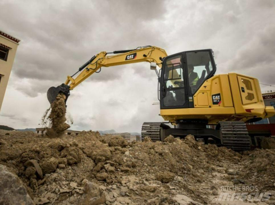 CAT 307,5 UTHYRES 中型油圧ショベル 7ｔ-12ｔ（ユンボ・パワーショベル・バックホー）
