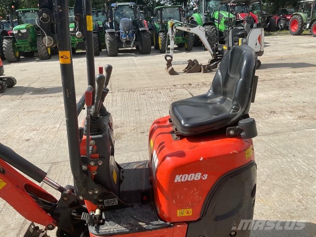 Kubota K 008-3 ミニ油圧ショベル 7t以下（ミニユンボ・ミニディガー）