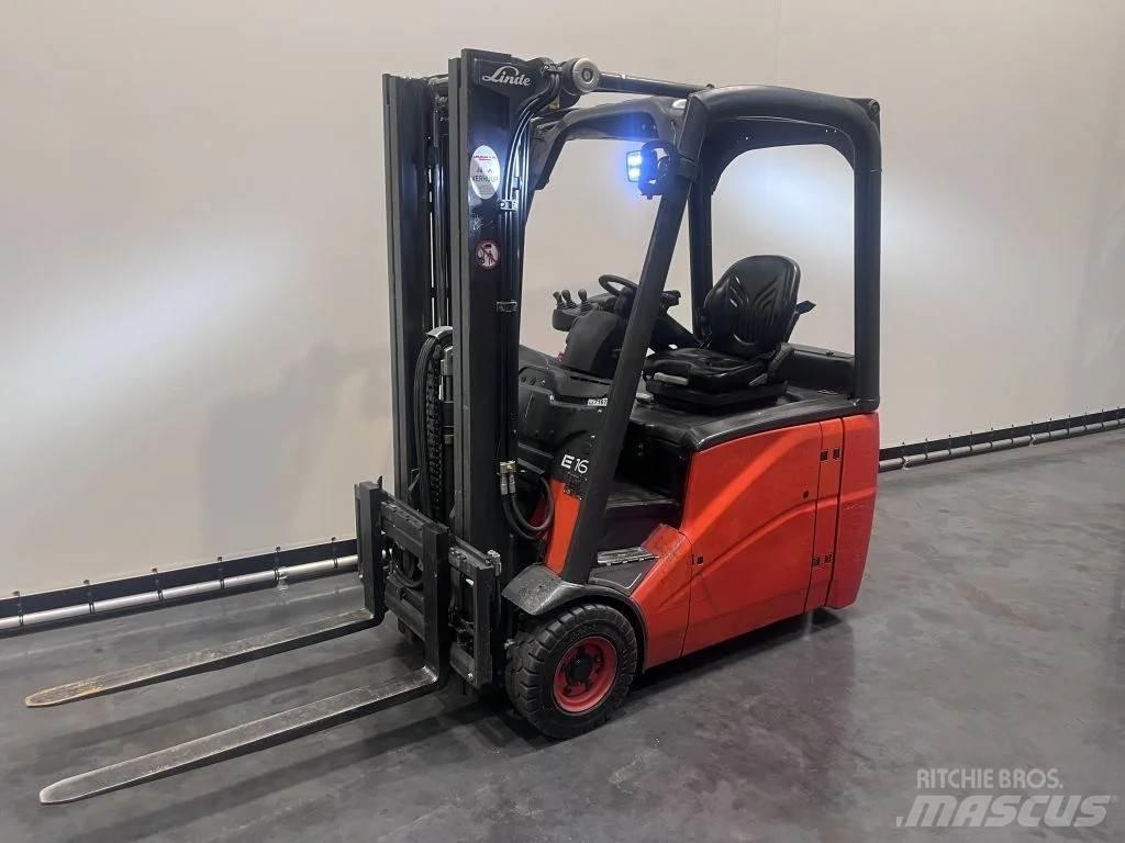 Linde E 16 H-01 バッテリーフォークリフト