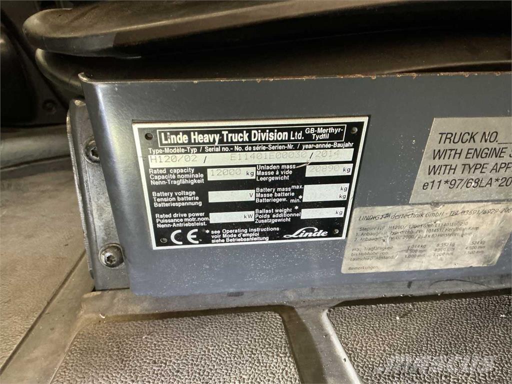 Linde H120D/1200 ディーゼル・軽油