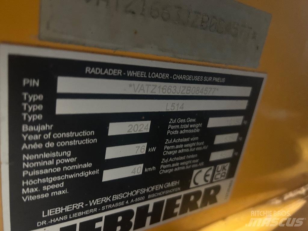 Liebherr L 514 ホイールローダー・タイヤショベル