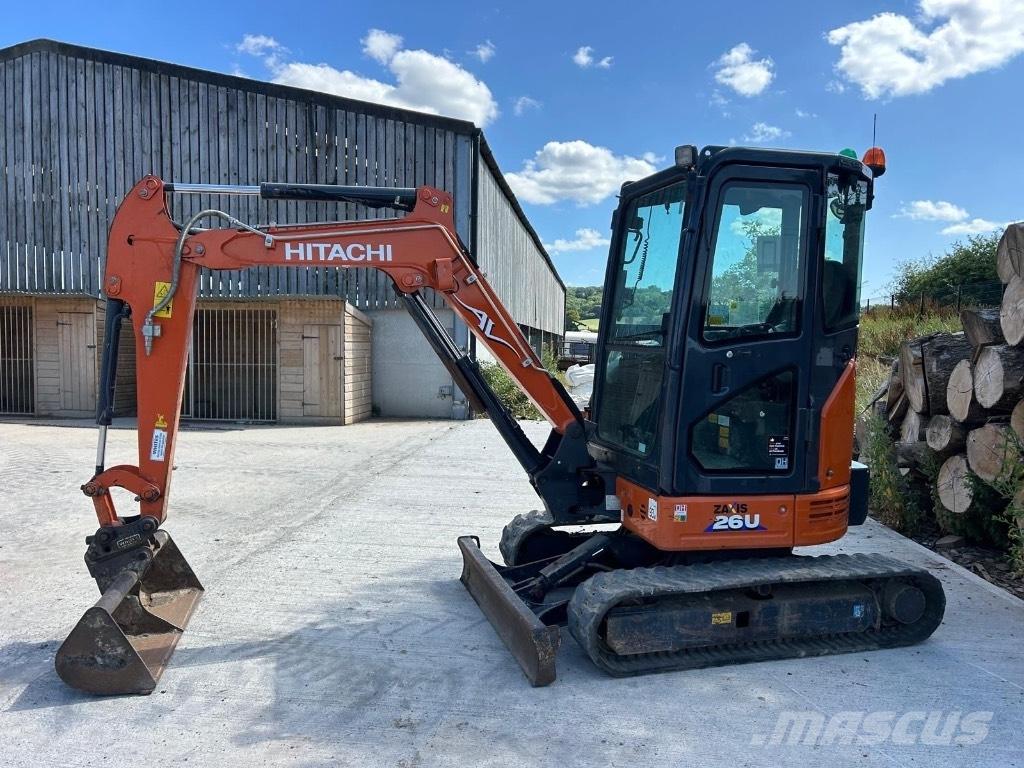 Hitachi ZX 26 U-6 ミニ油圧ショベル 7t以下（ミニユンボ・ミニディガー）