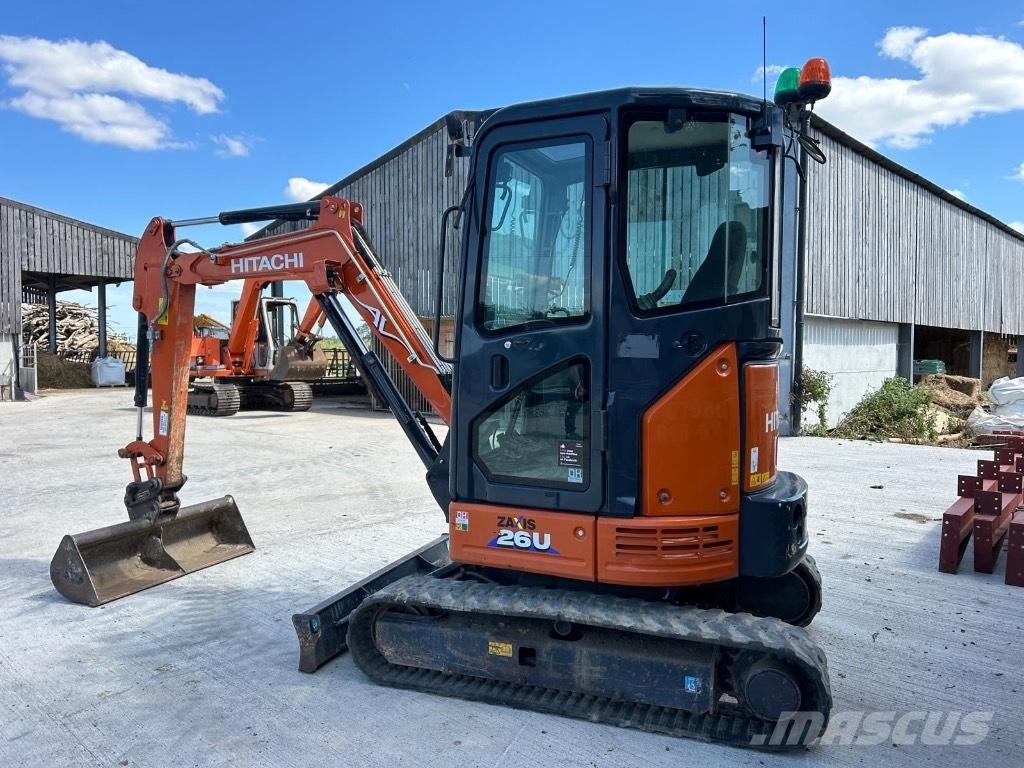 Hitachi ZX 26 U-6 ミニ油圧ショベル 7t以下（ミニユンボ・ミニディガー）