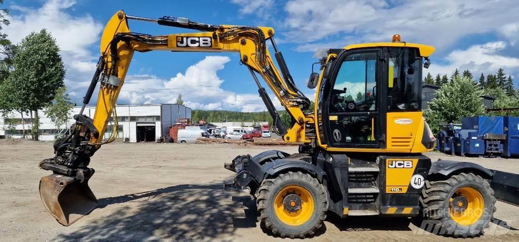 JCB Hydradig 110W ホイール式油圧ショベル（パワーショベル・ユンボ・バックホー）