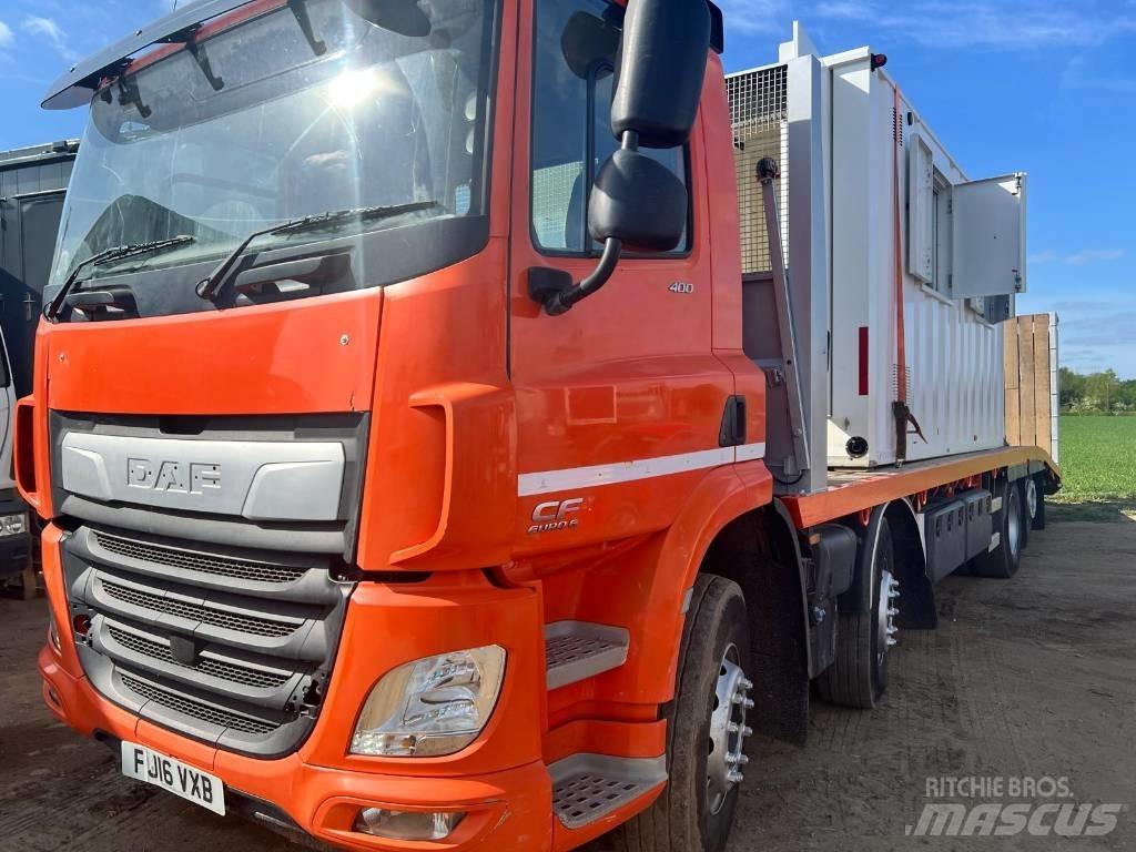DAF CF 400 平ボディー／ウインチトラック