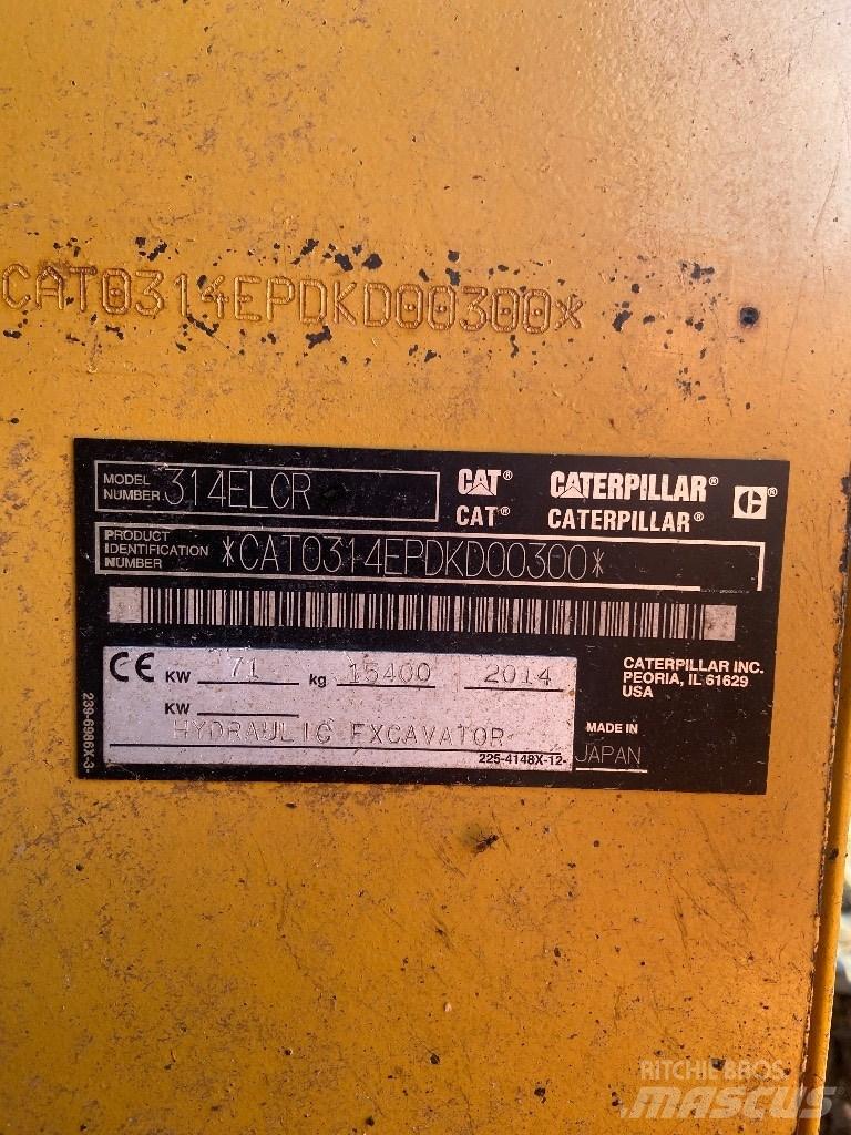 CAT 314 E LCR 大型油圧ショベル12t以上（パワーショベル・ユンボ）