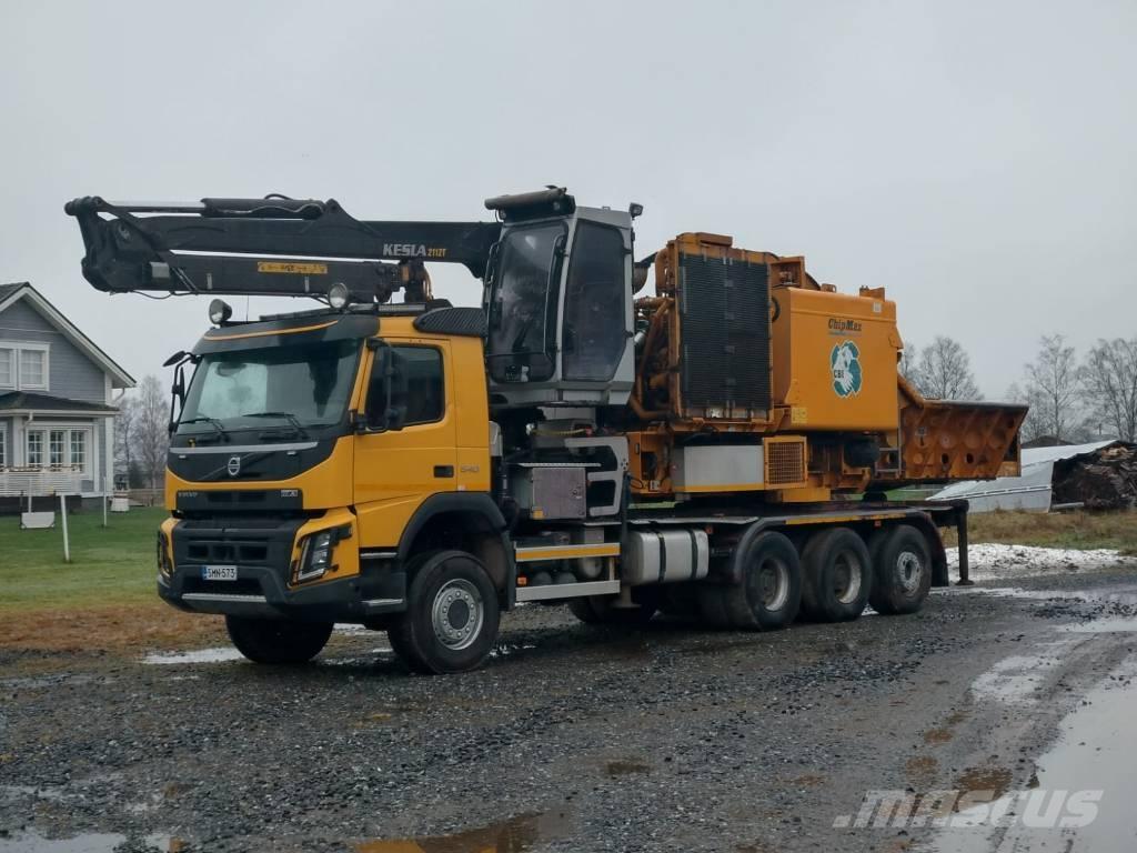 CBI Chipmax 484VR ウッドスプリッターとカッター