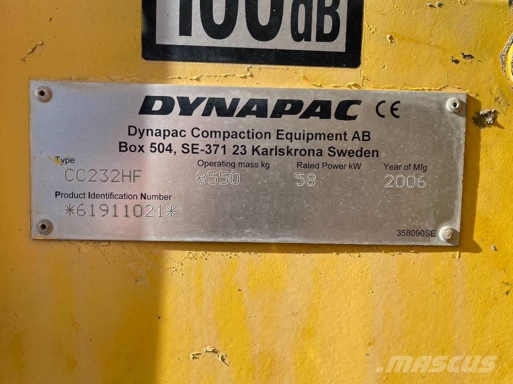 Dynapac CC 232 HF タンデムローラ