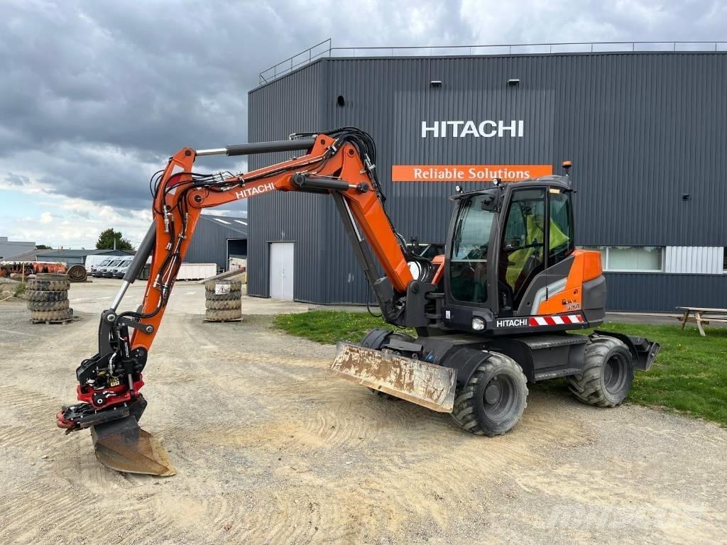 Hitachi ZX95W-7-2P ホイール式油圧ショベル（パワーショベル・ユンボ・バックホー）