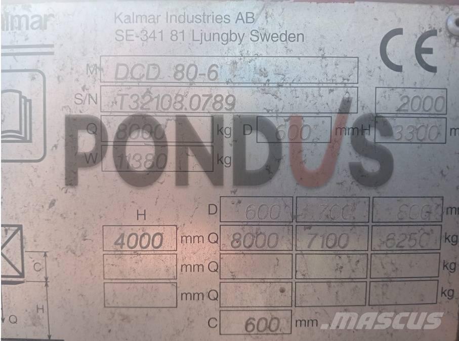 Kalmar DCD 80-6 ディーゼル・軽油