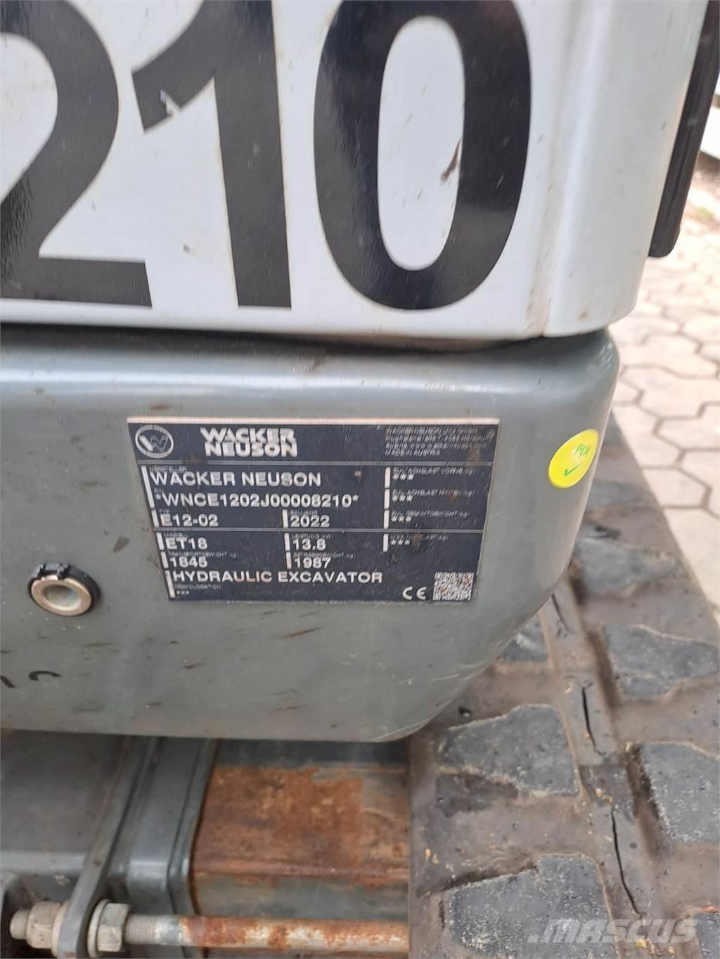 Wacker Neuson ET18 大型油圧ショベル12t以上（パワーショベル・ユンボ）