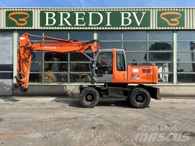 Hitachi ZX 160 W ホイール式油圧ショベル（パワーショベル・ユンボ・バックホー）
